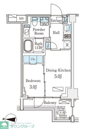 アクアレジデンス錦糸町の物件間取画像